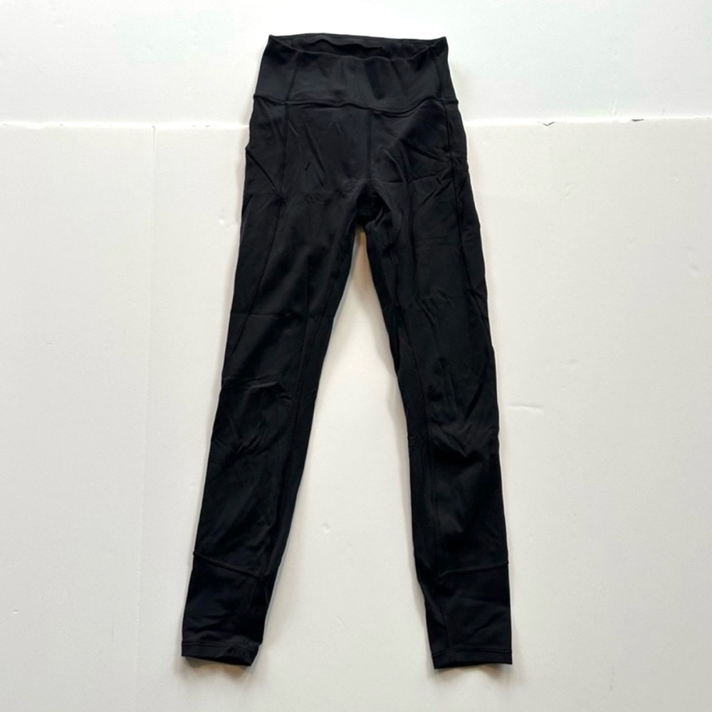Lululemon Wunder Train High Rise Black Leggings 25”
